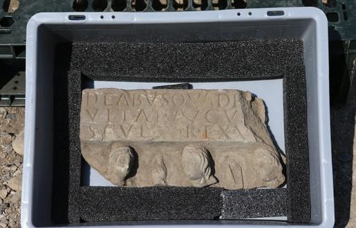 515x330 strasbourg le 11 juin 2015 archeologiques route des romains a koenigshoffen lions et sphinges 2