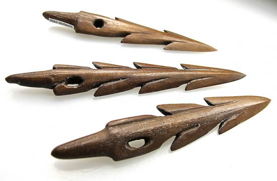 8 eskimo antler harpoons