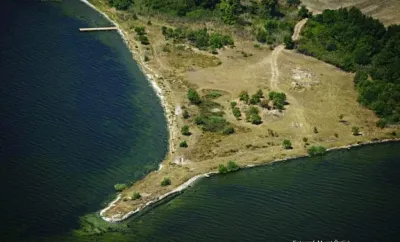Aerial view of the ruins of great port min e1690546751802 1024x620