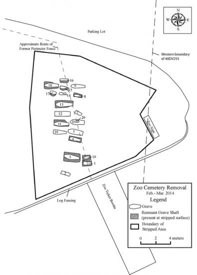 Cemetery plot map trc