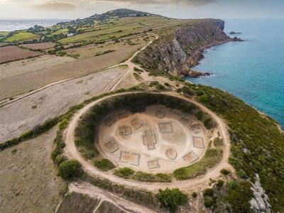 Circular shaped iron age gallic village min