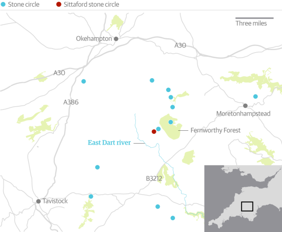Dartmoor stone circle 3 0 0