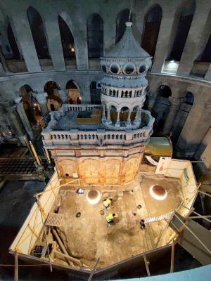 Fig 11 excavations in the northern area of the rotunda next to the coptic chapel c archivio universita la sapienza