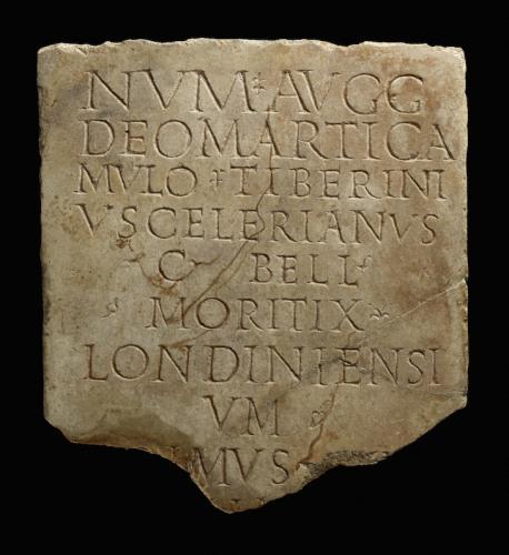 Fragment of a roman building inscription 61097