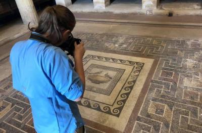 Fresco floor in roman dumas credit idex in malta melite civitas romana university of south florida