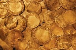 Gold coins treasure 670