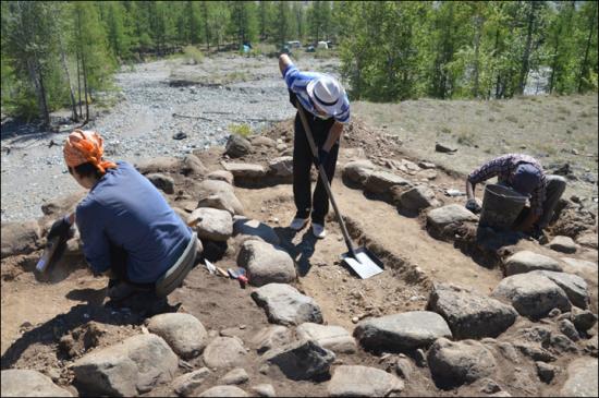 Inside excavations