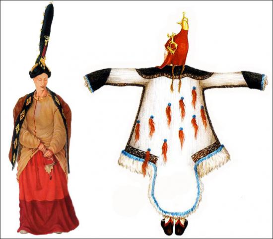 Inside traditional clothing