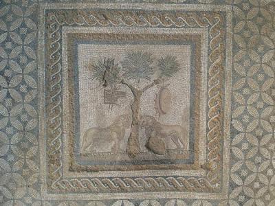 Lion mosaic duzce