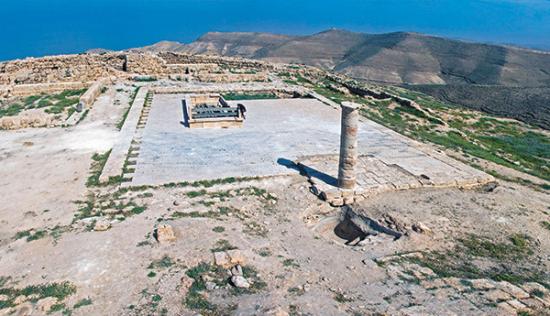 Machaerus courtyard
