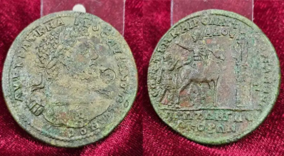 Medallion of emperor caracalla