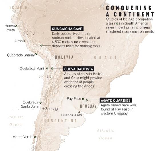 Nature south america map archeology 02 10 14