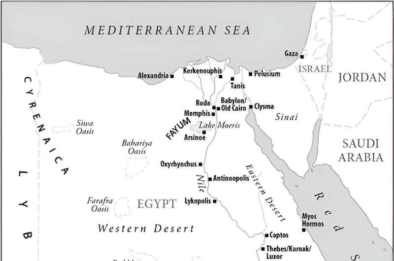 Plague from egypt topo