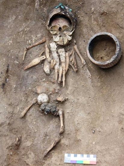 Prehistoric infant burial