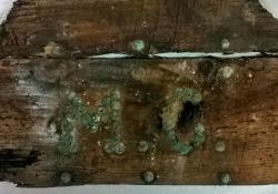 Remains wooden casket marked initials mc coffin could have housed remains miguel de