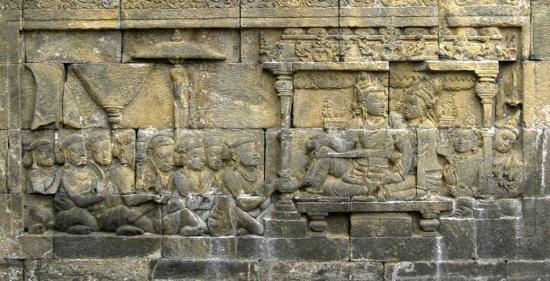 Sailendra king and queen borobudur