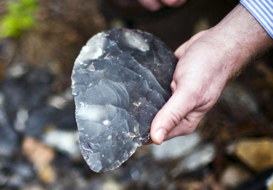 Stone tool hand axe 660x459